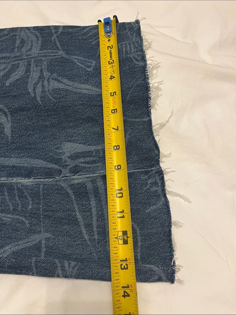 NWOT Adi Patterned Mid-Rise Flare Jeans by Pilcro Anthropologie floral leaf prin - Picture 16 of 16